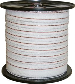 Elband Polar 40mm 200m Vit Med Svart/ Röd Kant - 89508176 - Elband