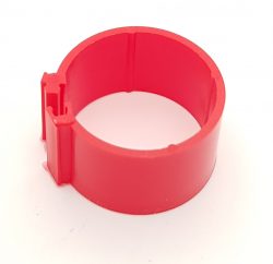 Dvärghönsring Band 12mm Röd