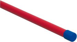 Rågångsstolpe 1500mm Röd/Blå Knopp - 89515150 - Markeringskäppar