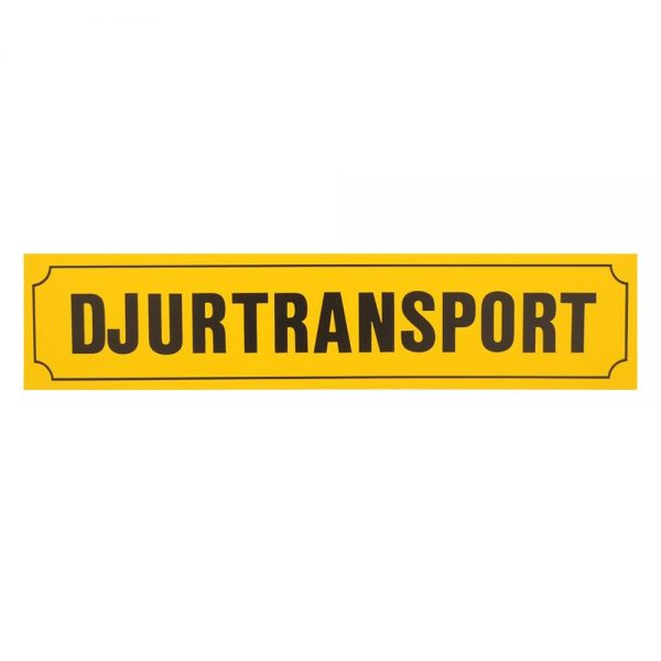 Skylt Djurtransport 900x200mm - 89510461 - Häst