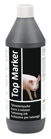 Tattoo Top Marker 1000ml Svart - 89511520 - Märkning