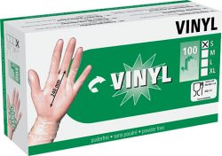 Vinyl Handske Large